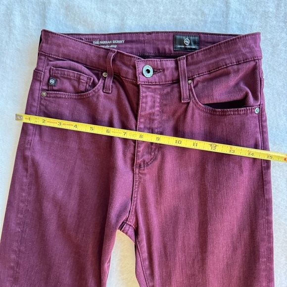 AG Adriano Goldschmied The Farrah High Rise Skinny Jeans Size 25R - Picture 8 of 12